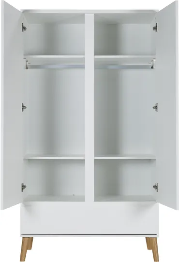 Hanglegkast 2 Deuren/1 Lade Beach Island White