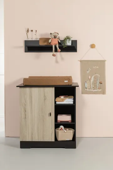 Commode 1 Deur 3 Vakken Basalt