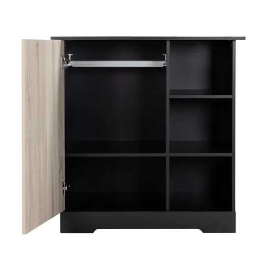 Commode 1 Deur 3 Vakken Basalt