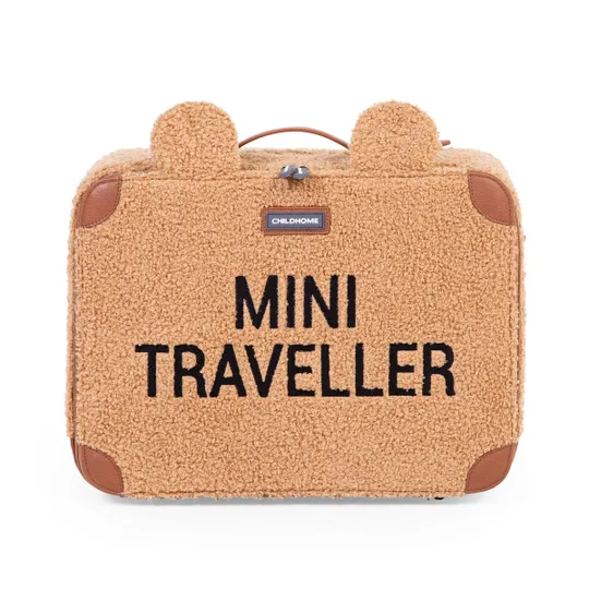Childhome Mini Traveller Kinderkoffer Teddy Brown