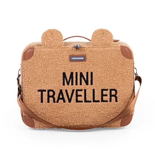 Childhome Mini Traveller Kinderkoffer Teddy Brown