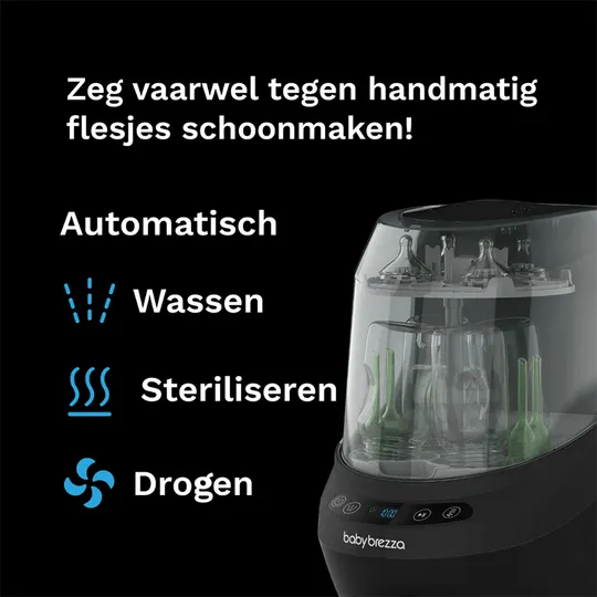 Baby Brezza Bottle Washer Pro - All Black