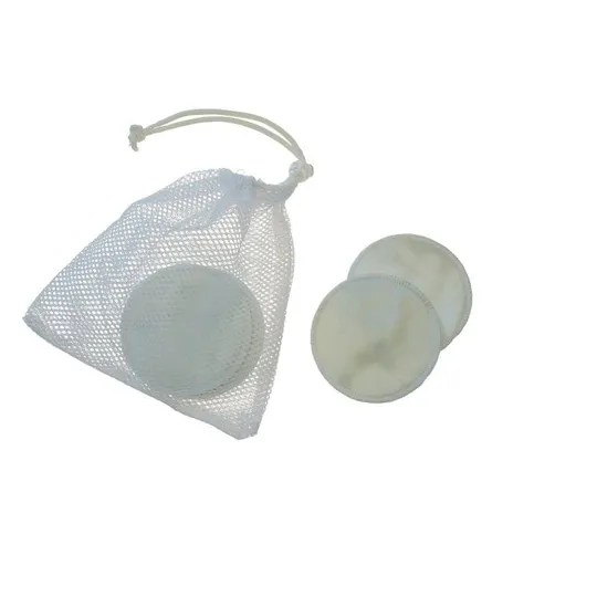 Carriwell Wasbare Zoogcompressen - Zijde - 6 Stuks - Wit