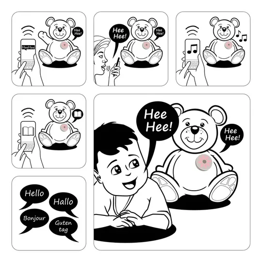 Alecto Speaker Heehee + Toy Bear Baggio