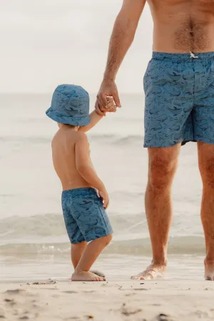 Little Dutch Zwembroek Heren Sea Life Blue