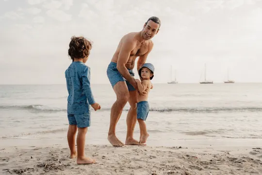 Little Dutch Zwembroek Heren Sea Life Blue