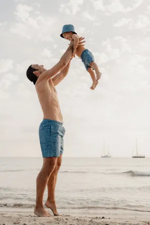 Little Dutch Zwembroek Heren Sea Life Blue