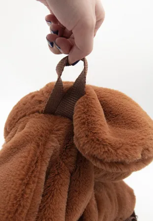 Babyjem Kinderrugzak Pluche Hond Lichtbruin