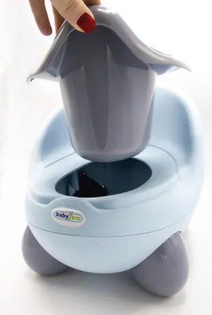 Babyjem Potje TonTon Blauw/Grijs


