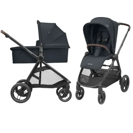 Maxi-Cosi Street+ Trio Essential Graphite (Black Frame + Brown Leather)