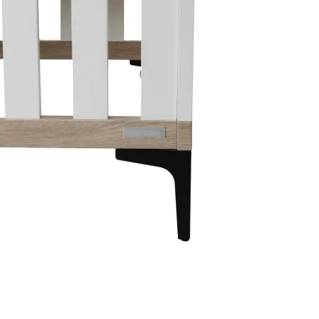 Interbaby Ledikant 60 x 120 Strips Wit