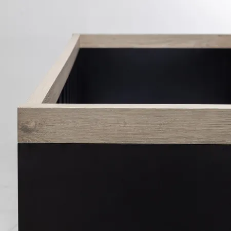 Interbaby Ledikant 70 x 140 Strips Zwart