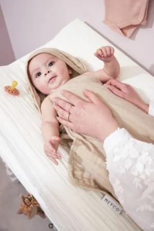 Meyco Aankleedkussenhoes Hydrofiel Pre-Washed Uni Offwhite