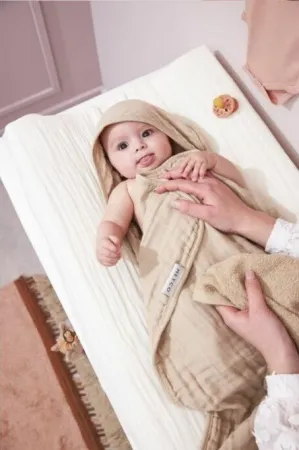 Meyco Aankleedkussenhoes Hydrofiel Pre-Washed Uni Offwhite