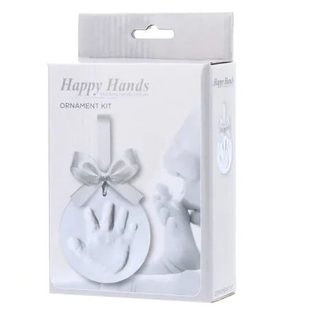 Happy Hands Ornament Kit Silver Ribbon