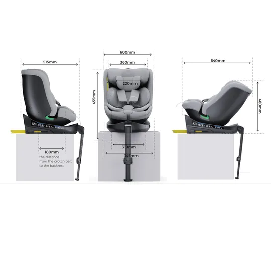 Puck Autostoel JUNE 360° Groep 0/1/2/3