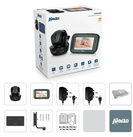 Alecto Digitale Beeldbabyfoon DVM200MBK
