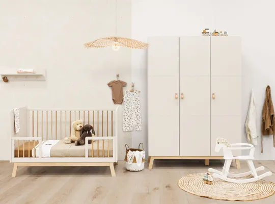 Bopita Hanglegkast 3-Deuren Lines Dune / Naturel