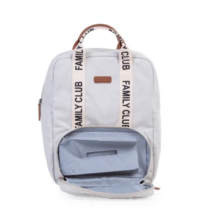 Childhome Verzorgingsrugzak Family Club Signature Ecru
