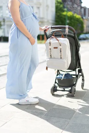 Childhome Verzorgingsrugzak Family Club Signature Ecru