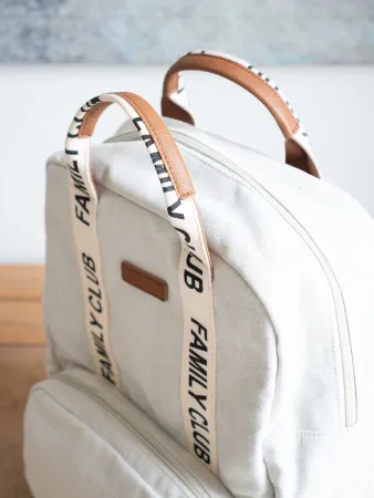 Childhome Verzorgingsrugzak Family Club Signature Ecru