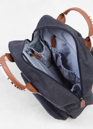 Childhome Verzorgingsrugzak Family Club Signature Zwart