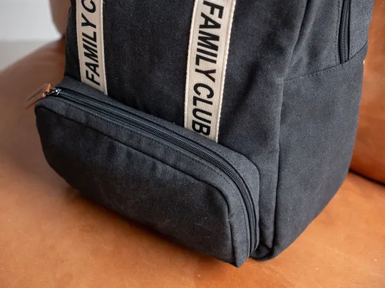 Childhome Verzorgingsrugzak Family Club Signature Zwart