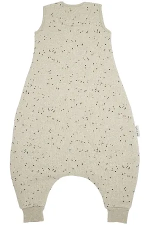 Meyco Slaapzak Winter Jumper Rib Mini Spots Sand Melange 92 cm

