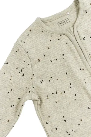 Meyco Slaapzak Winter Rib Mini Spot Sand Melange