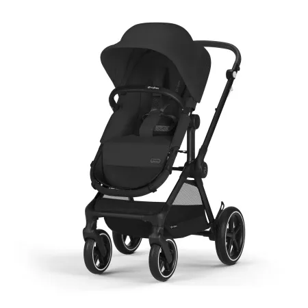 Cybex Kinderwagen Eos Lux BLK Moon Black Incl. Aton B2 i-Size & Adapter