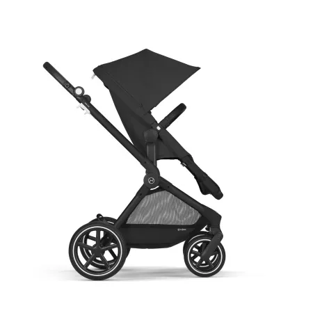 Cybex Kinderwagen Eos Lux BLK Moon Black Incl. Aton B2 i-Size & Adapter