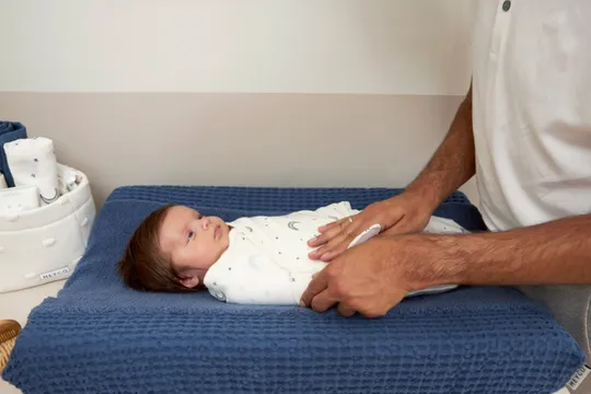 Meyco SwaddleMeyco Moon Indigo 0-3 Maanden 
