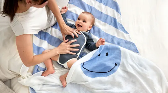 Lässig Swaddle Heavenly Soft Happy Rascals 120 x 120 cm 2-Pack