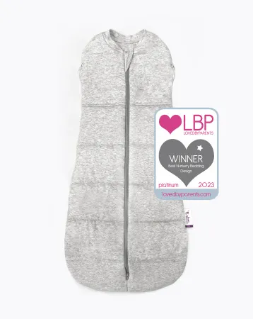 Sweet Dreamers Inbakerslaapzak Organisch Katoen Grijs 3-12mnd
