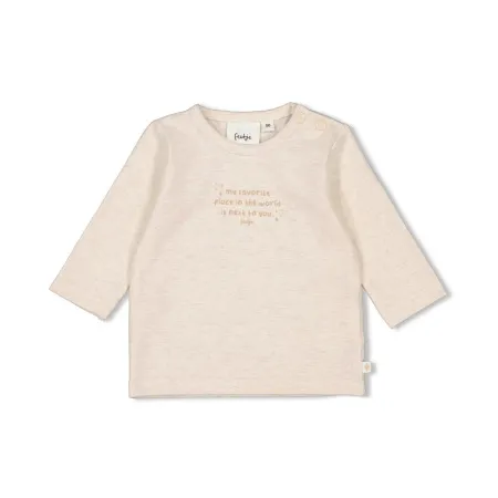 Feetje Longsleeve The Magic is in You Offwhite melange