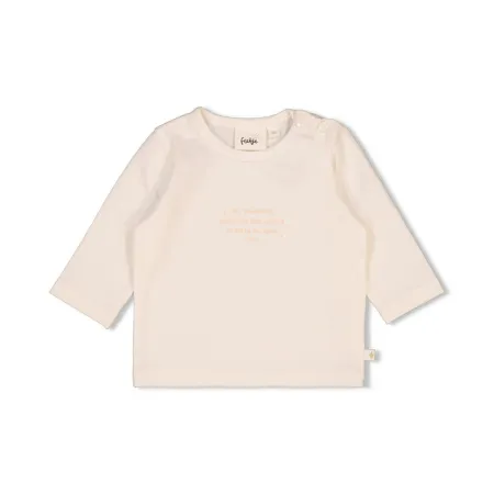 Feetje longsleeve the magic is in you offwhite roze