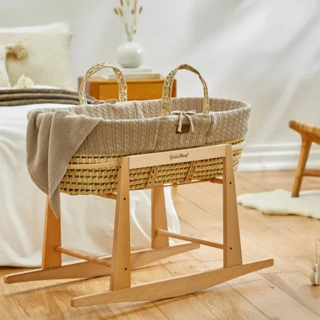 The Little Green Sheep Deken Organic Knitted Cellular