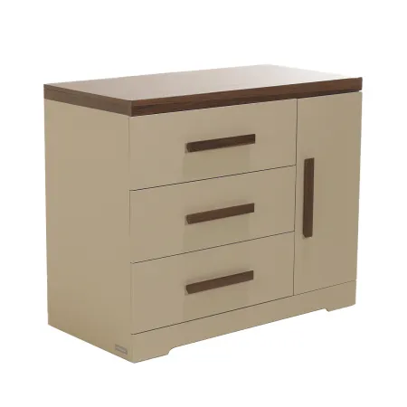 Interbaby Commode 3 Laden / 1 Deur Pebble