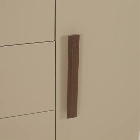 Interbaby Commode 3 Laden / 1 Deur Pebble