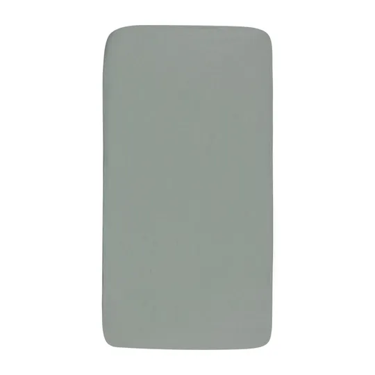 Jollein Hoeslaken Jersey - 40/50x80/90 cm - 2 Stuks - Sea Green/Ivory