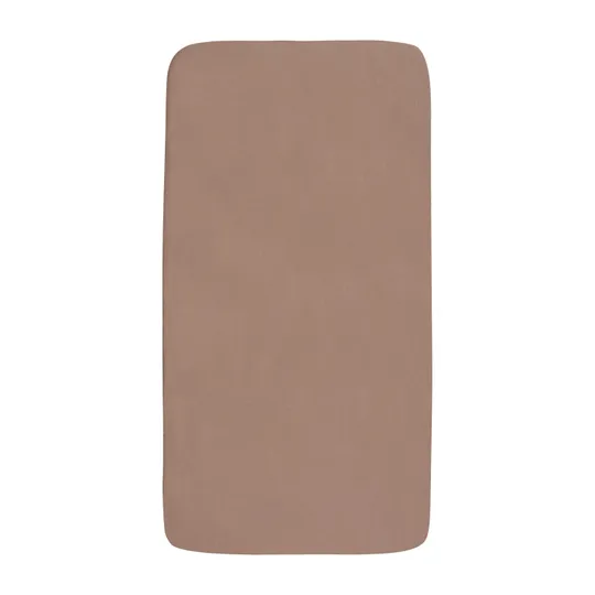 Jollein Hoeslaken - Jersey - 2 Stuks - 60×120 cm - Milky Coffee/Ivory