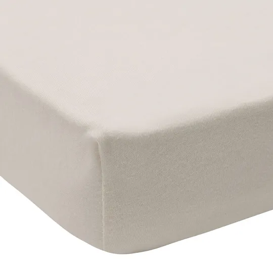 Jollein Hoeslaken - Jersey - 2 Stuks - 60×120 cm - Milky Coffee/Ivory