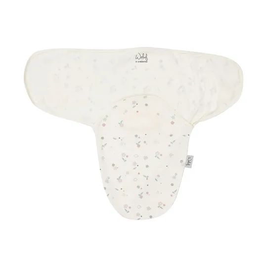 Witlof For Kids Vintage Flowers Slaapzak Wrapper - 0-3 Maanden