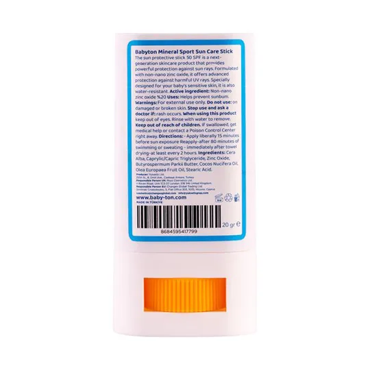 Babyton Zonnecrème Stick - SPF50 - 20g