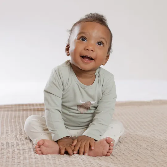 Babylook Cow T-Shirt - Maat 62 - Mineral