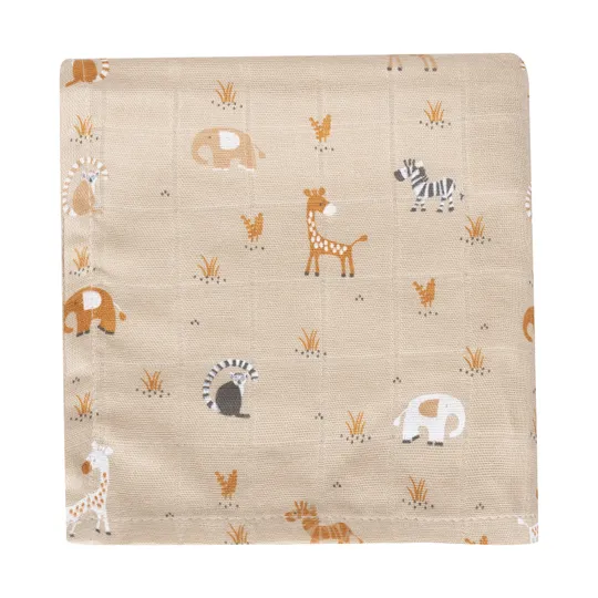 Bebe-Jou Steppe Hydrofiel Doek  -70x70 cm - 3 Stuks