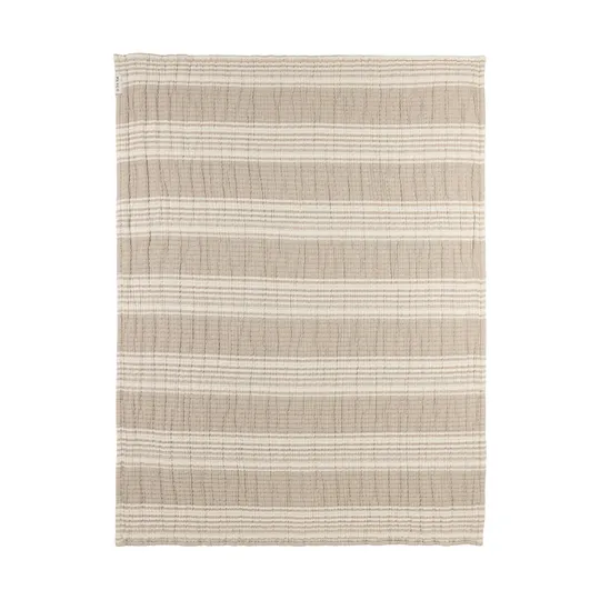 Meyco Deken Pre Washed Hydrofiel Jacquard Stripe Sand 100x150 cm