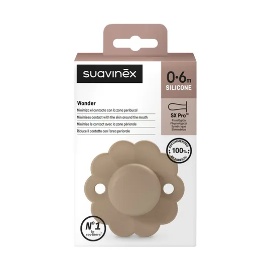 Suavinex Wonder SX Pro Fopspeen Symmetrisch - 0-6Mnd - Silicone