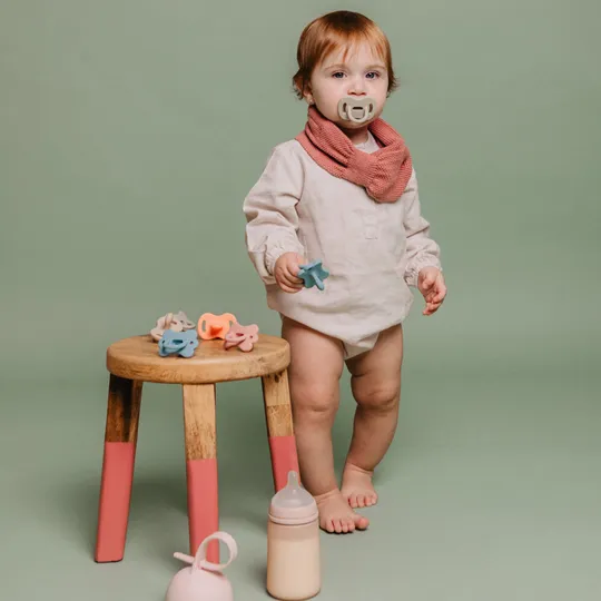 Suavinex Colour Essence SX Pro Fopspeen Symmetrisch - 6-18Mnd - Silicone - Lila 