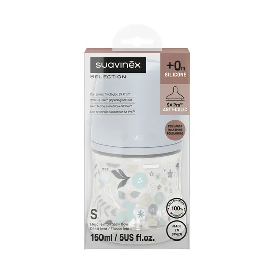 Suavinex Wonderland SX Pro Fles - Slow Flow - 150ml - Blauw